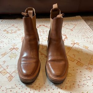 Loeffler Randall Raquel Leather Chelsea Ankle Booties